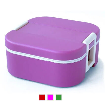 Lunchbox termico quadrato 1 vaschetta con borsa